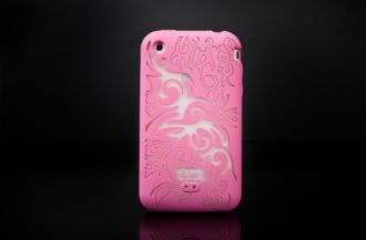 Чехол для iPhone 4  iLUV № 7 (Розовый)