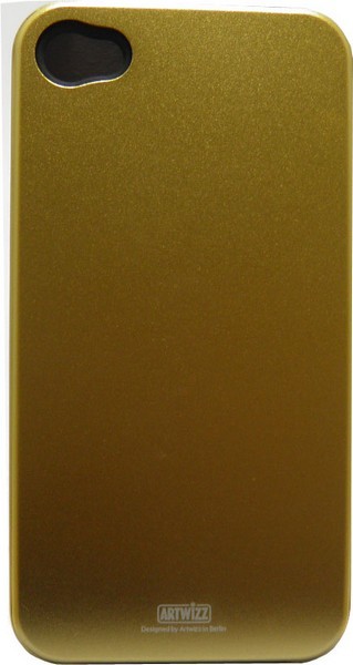 Чехол iPhone 4 ARTWIZZ (силикон-алюминий, золото)