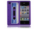Чехол для Apple iPhone 4/4s Case Classic Cassette (Фиолетовый)